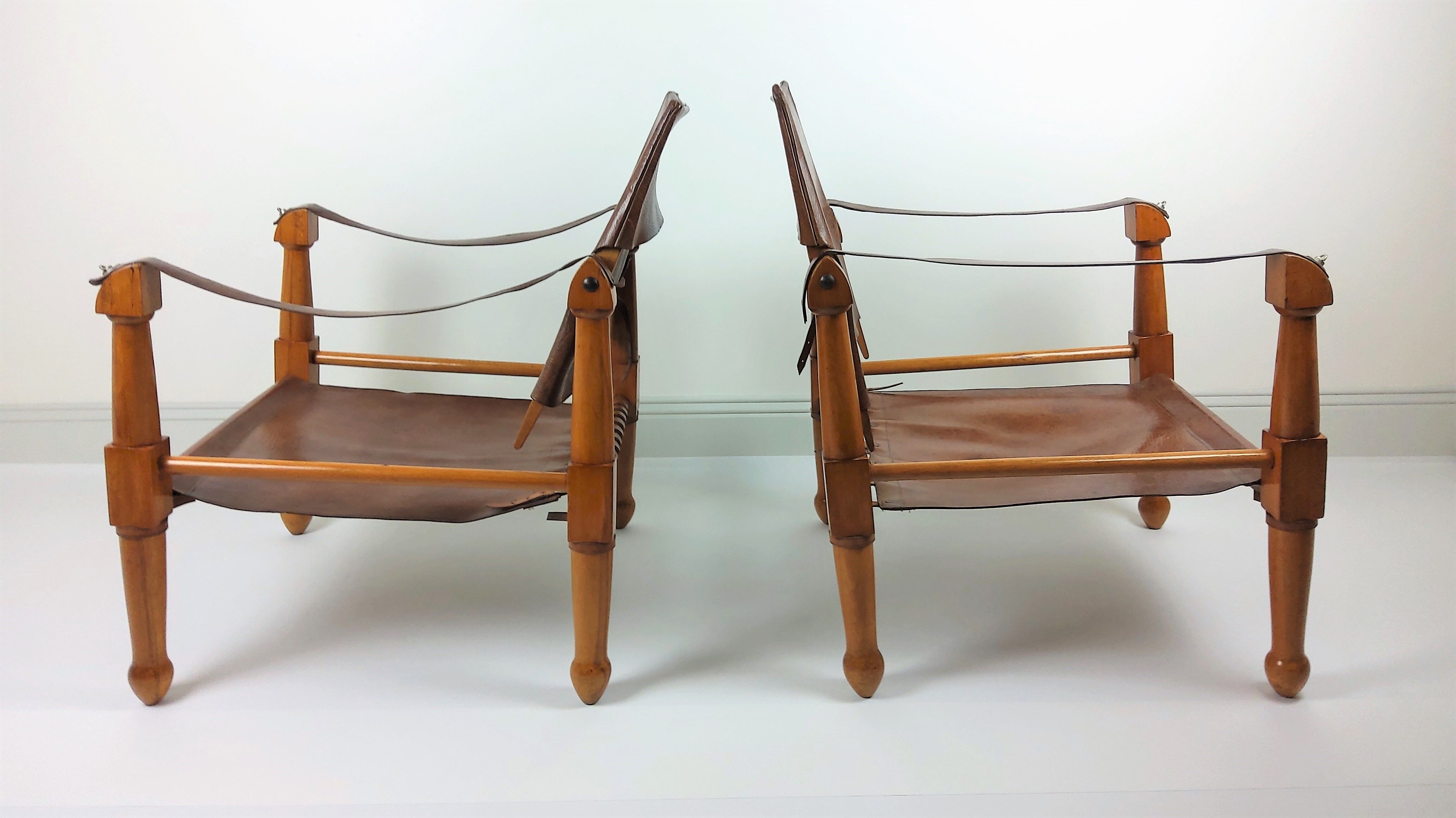 2 safari armchairs 1940
