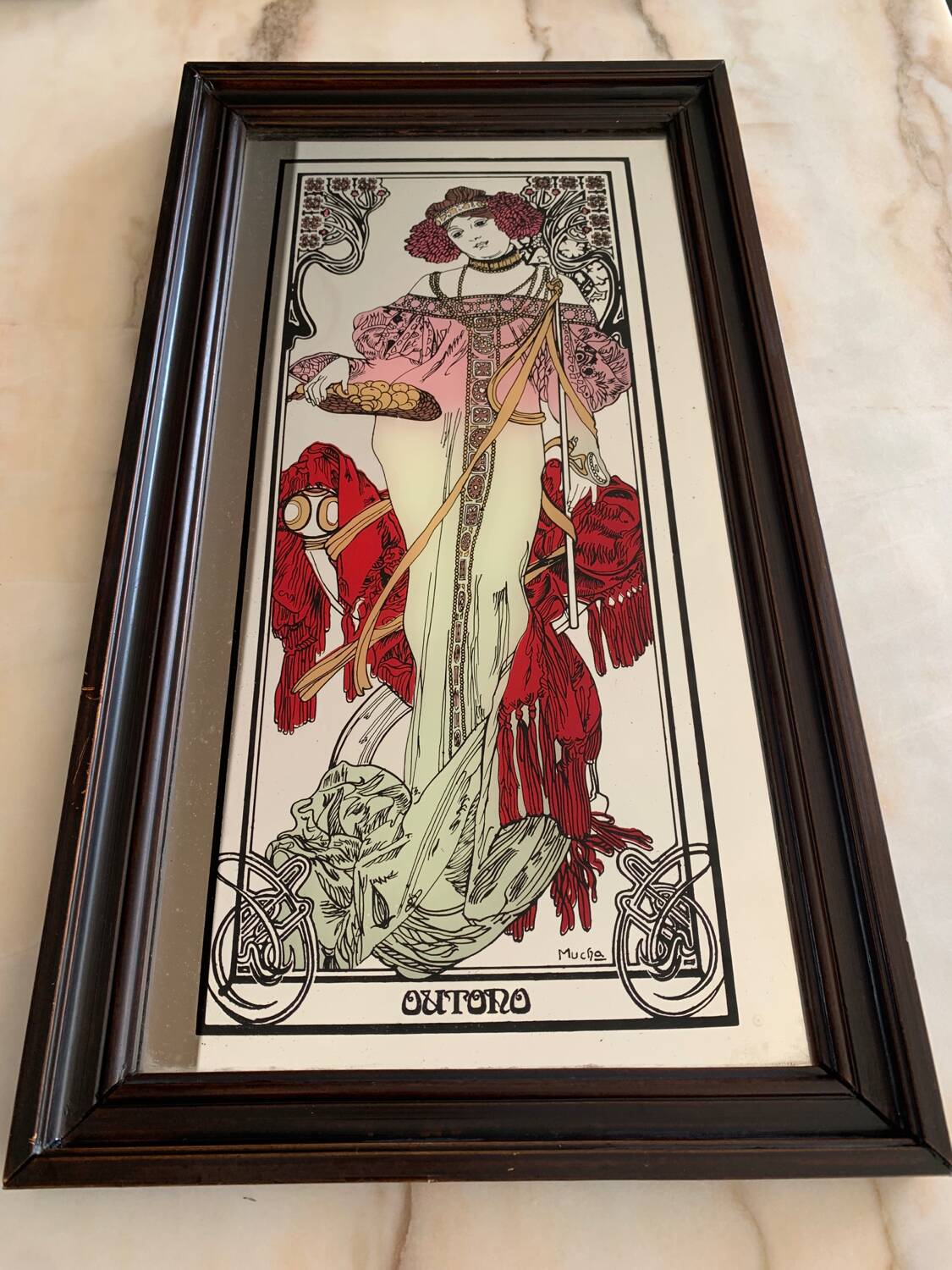 Alphonse Mucha mirrors “The 4 seasons”