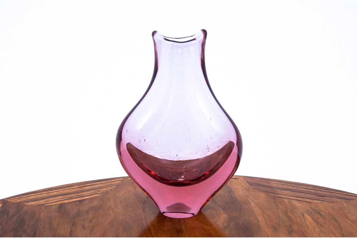 Pink Vase, designed by Miloslav Klinger, Czechoslovakia, 1960s