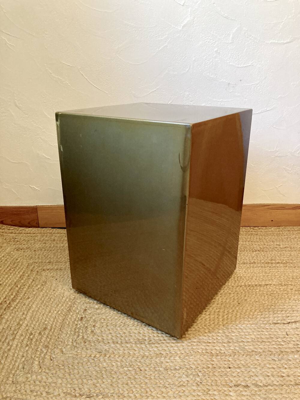 Electro-galvanised metal seat. Pharrell Williams / Vuitton parade, 2024.