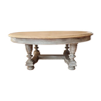 Restored oak coffee table