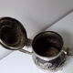 Silver metal teapot