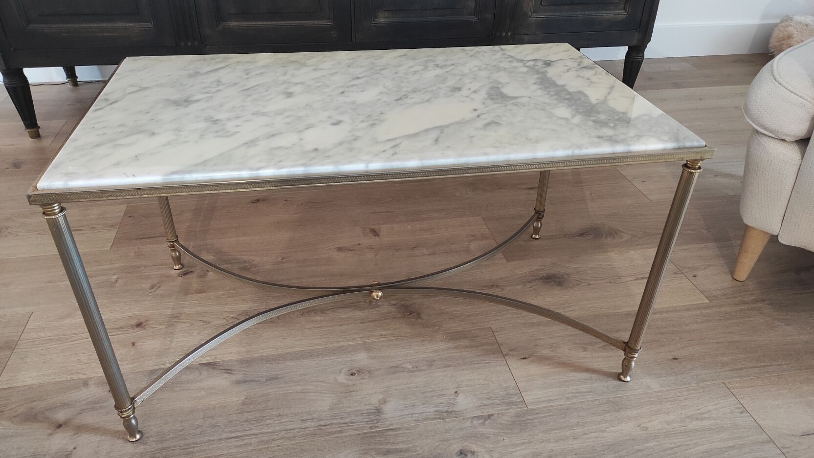 Marble coffee table
