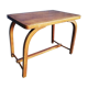 Table d'appoint bois courbé vintage
