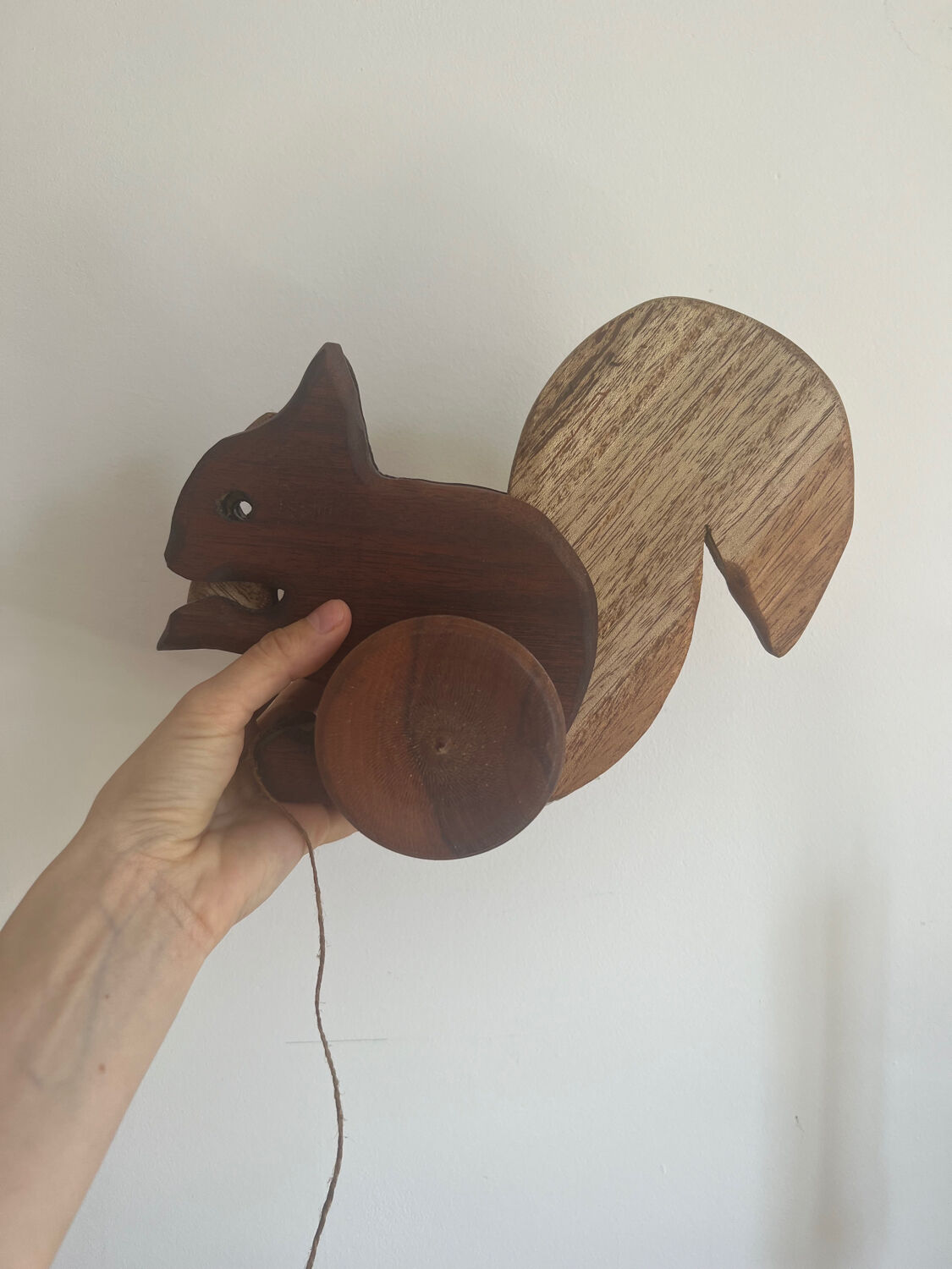 Vintage wooden children's pull toy