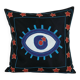 Vintage embroidered cushion cover 51x51 cm