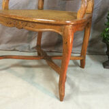 Cane Chair in Walnut a spacer and flat file