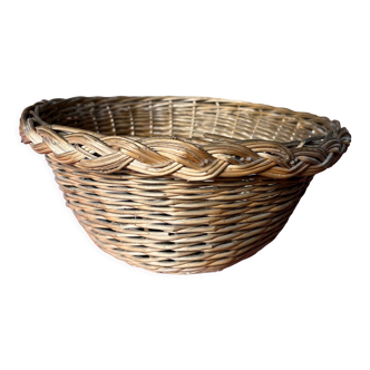 Old round bread basket