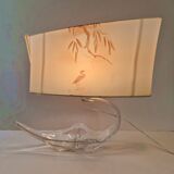 Vintage crystal lamp from the 1970s