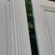 Pair of old cupboard doors h220.5xL75cm each