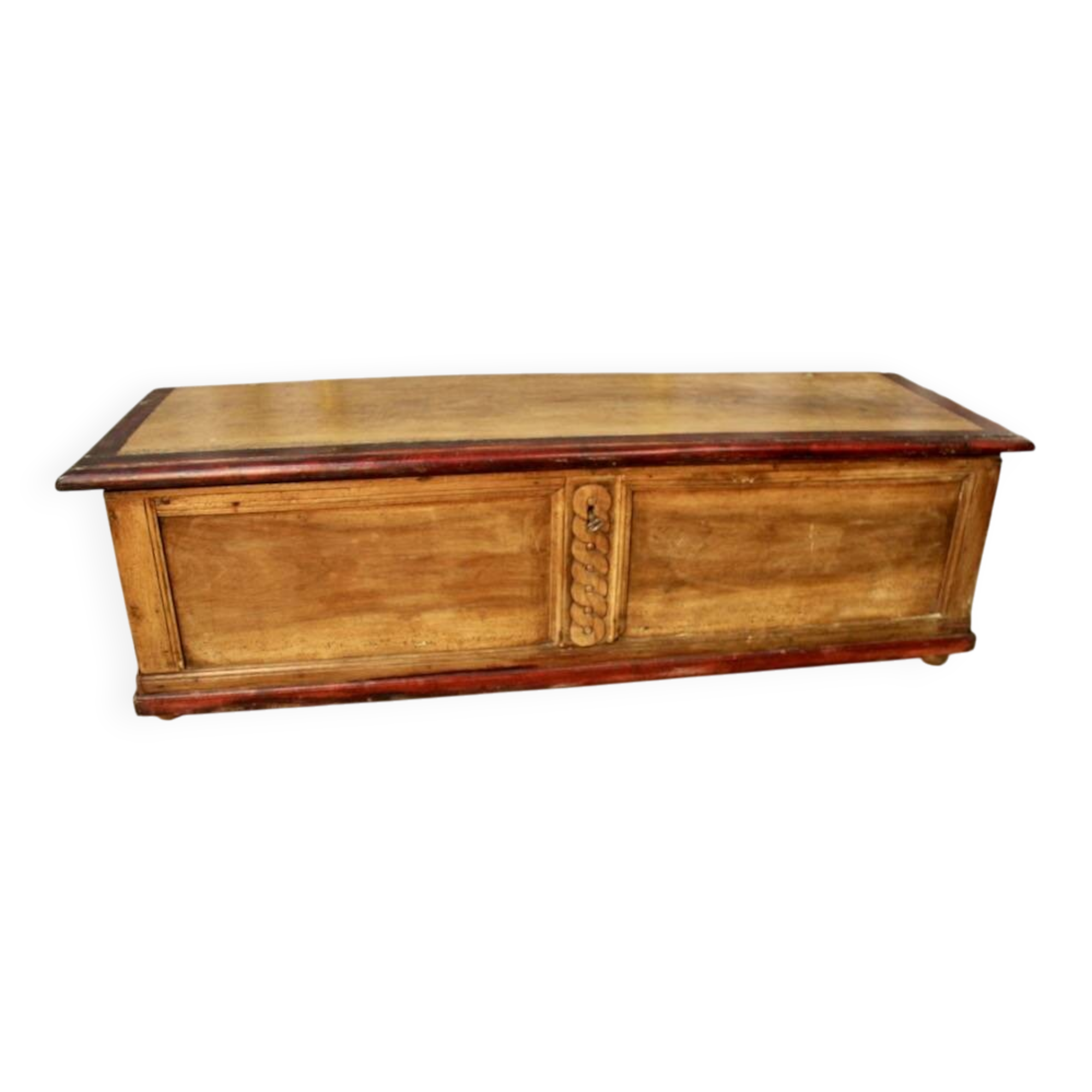 Antique walnut chest