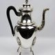 Empire-style tea and coffee service with ram's head spout - silver-plated, 5 pieces