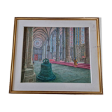 Christian Xapella (1927-2021) - Oil on canvas - Saint Nazaire Cathedral