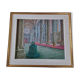 -Huile sur toile, Cathédrale de Saint Nazaire par Christian Xapella (1927-2021)