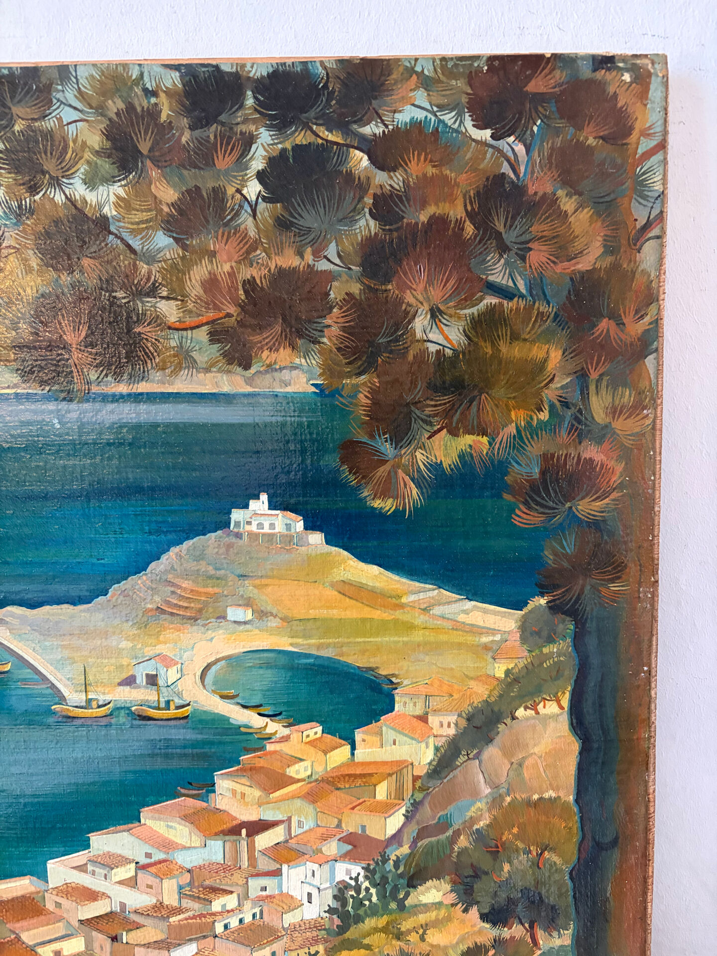 Puerto de la Selva, oil on panel 1953