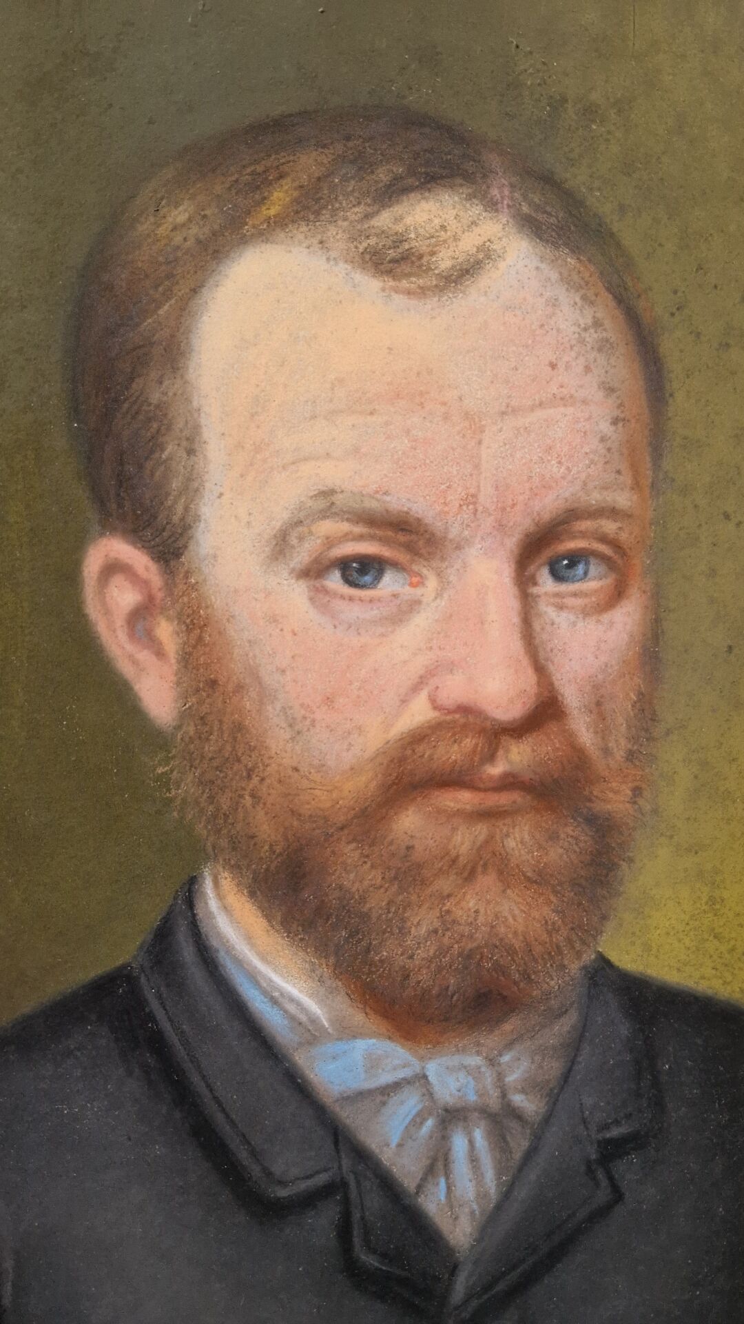 19th-century pastel portrait