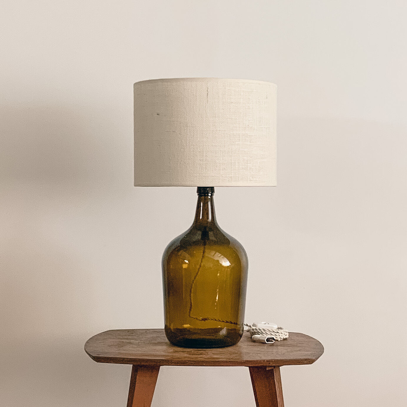 Lady Jeanne lamp and jute