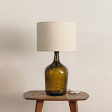 Lampe dame Jeanne et jute