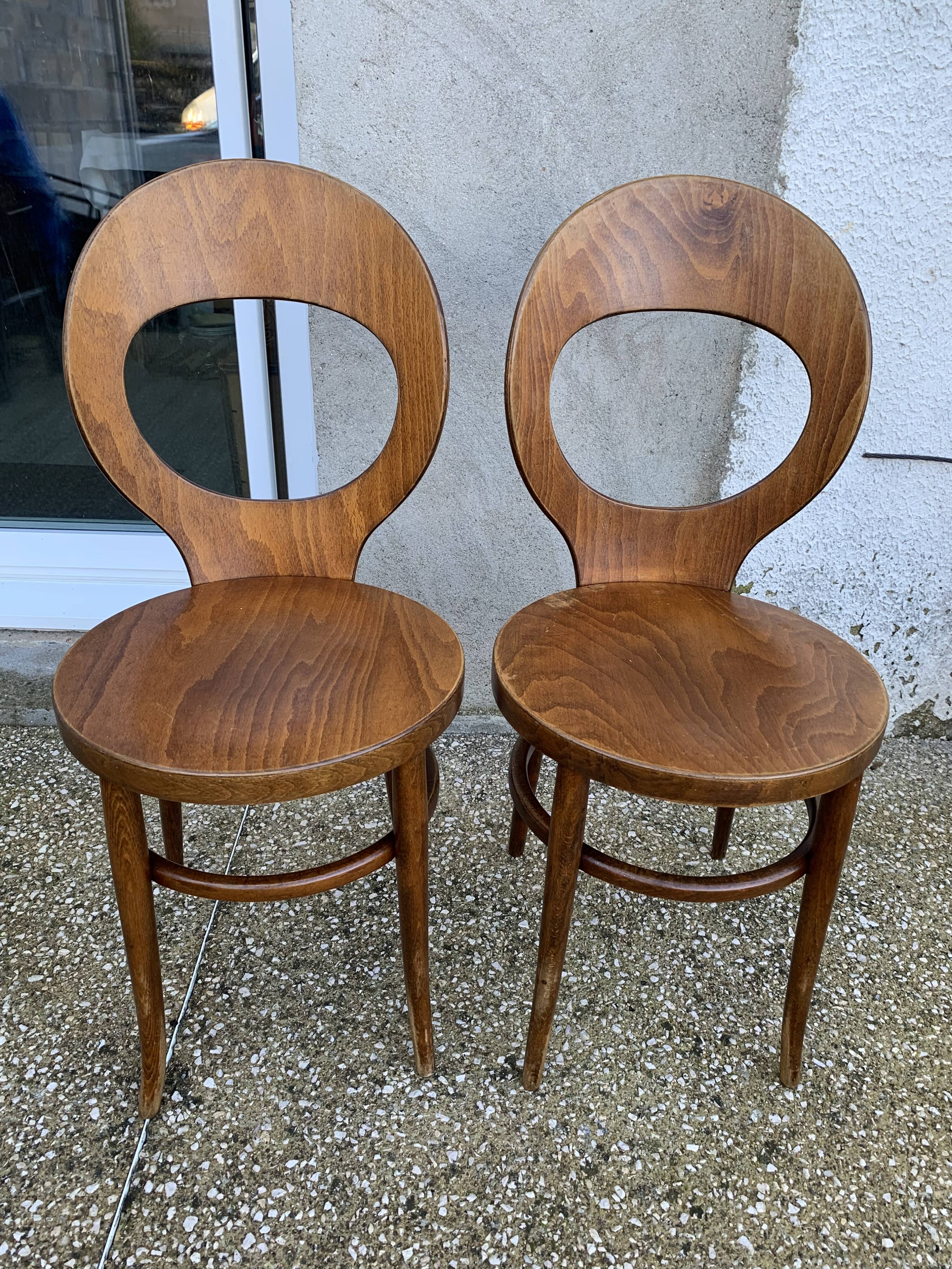 Pair of Baumann chairs