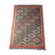 Kilim carpet in burlap and cotton - 120cm x 180cm