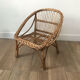 Fauteuil enfant osier