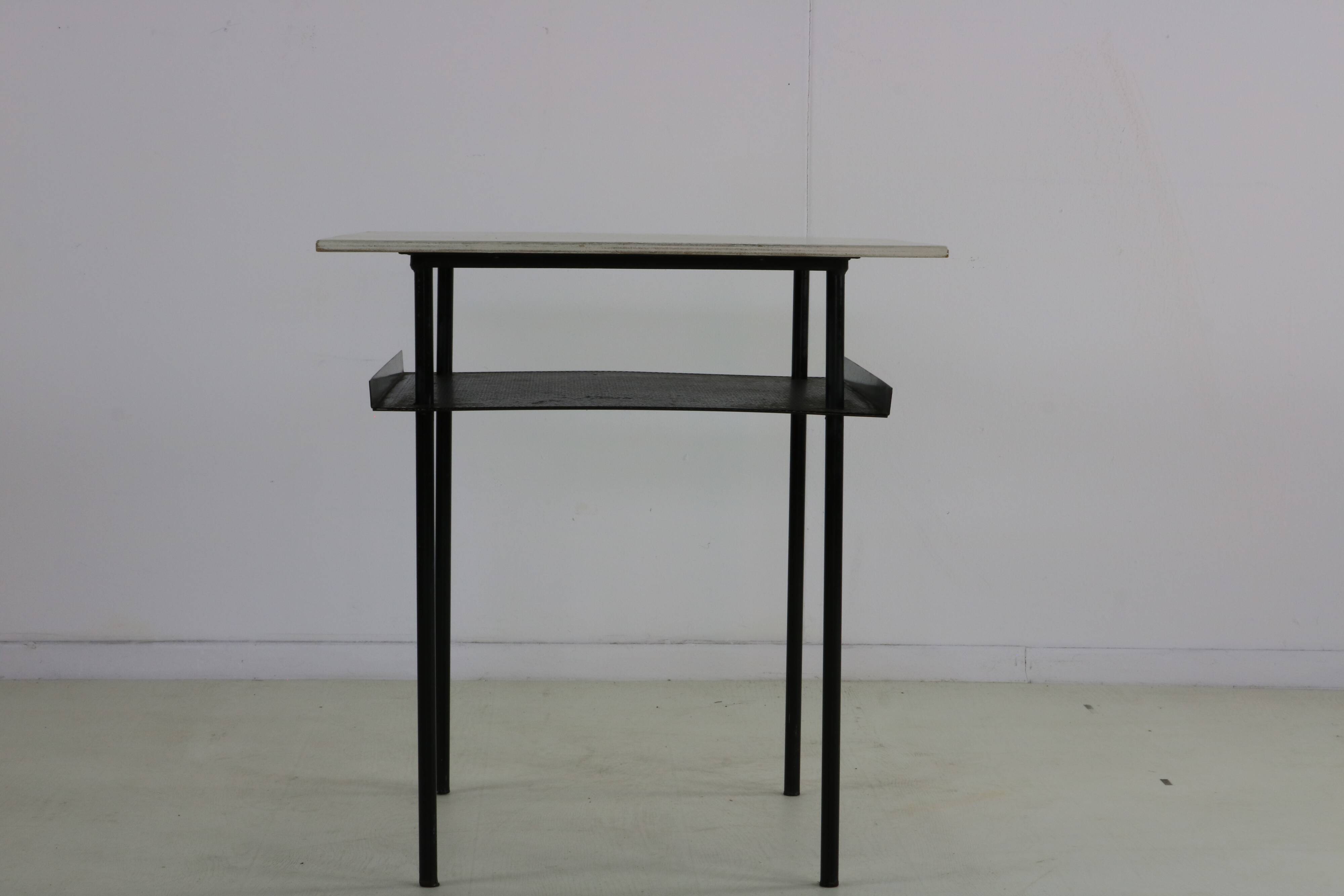 Fifties bed side table by Wim Rietveld for Auping Holland