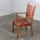 Vintage Danish Brutalist Oak Armchair in the style of Henning Kjærnulf, 1960s