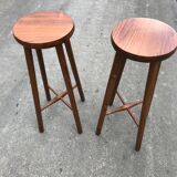 Pair of high vintage stools 1960