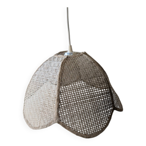 Suspension fleur en bambou