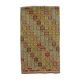 Yellow Handwoven Vintage Turkish Wool Flatweave Kilim Rug 118x200