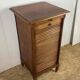 Cabinet with curtained in oak 1930