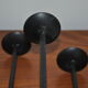 Bougeoir, candlestick 3 Scandinavian metal lights