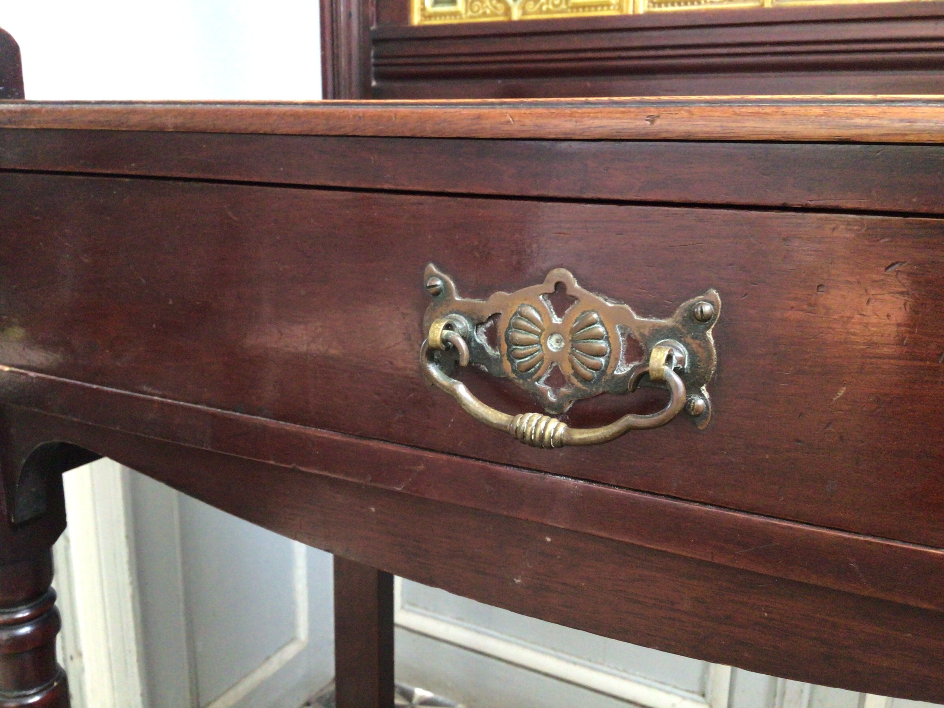 Entrance cloakroom with english coat rack art nouveau