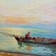Marine italienne – Huile sur panneau signée Italo Giordani