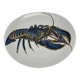 Blue Lobster Plate in Pillivuyt Porcelain