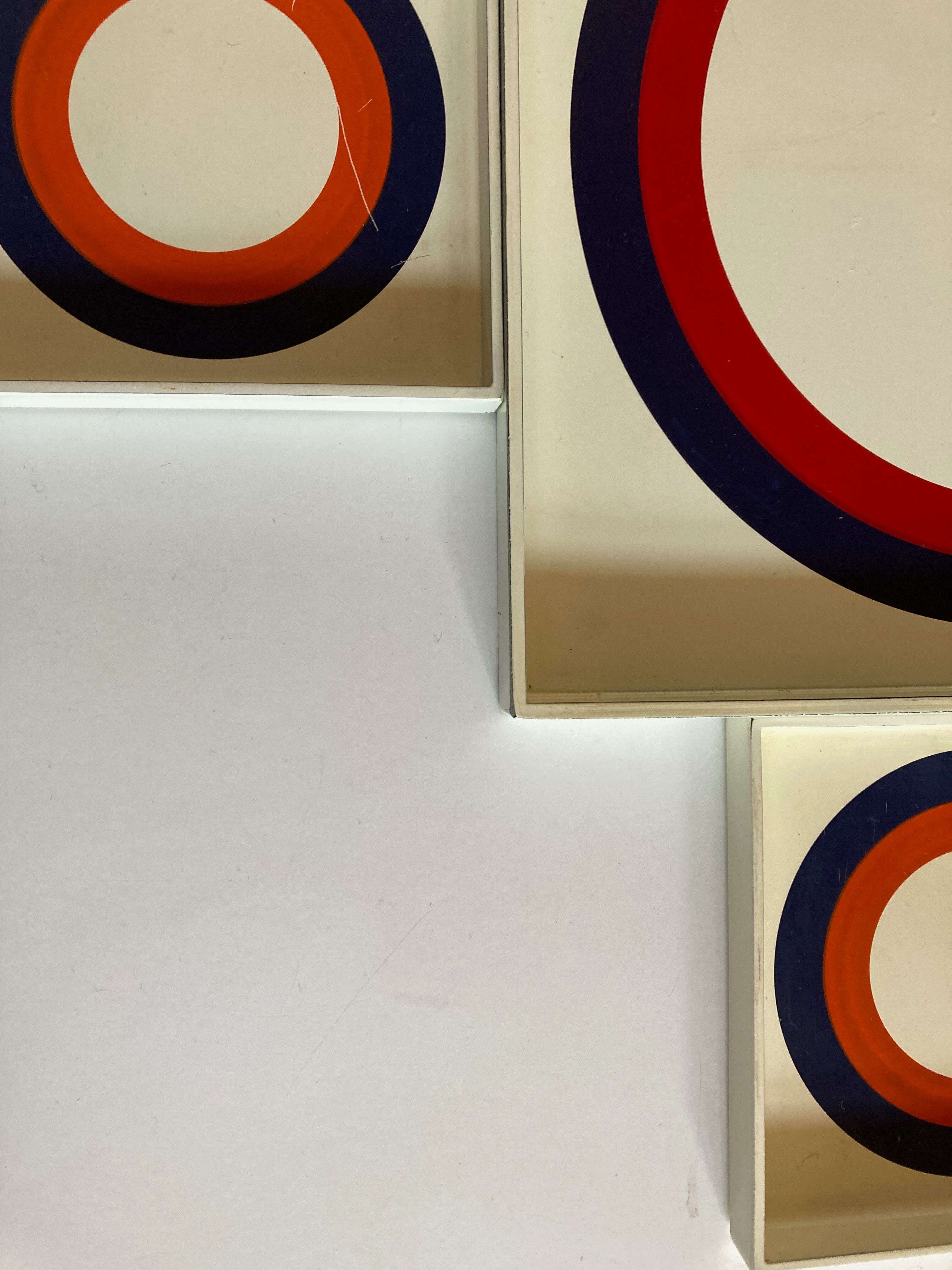 Set of 5 Prisunic target boards, 1960 design