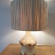 Vintage signed ceramic lamp