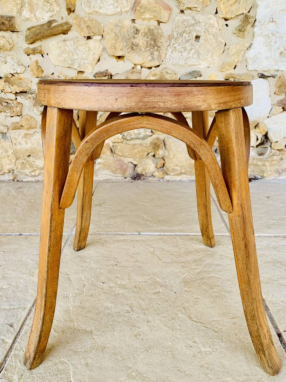 Pair of Vintage Baumann Stools, Model 92, Circa 50s/60s