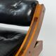 Vintage leather sofa daybed GS 195 by Gianni Songia for Sormani