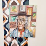 Portrait acrylique