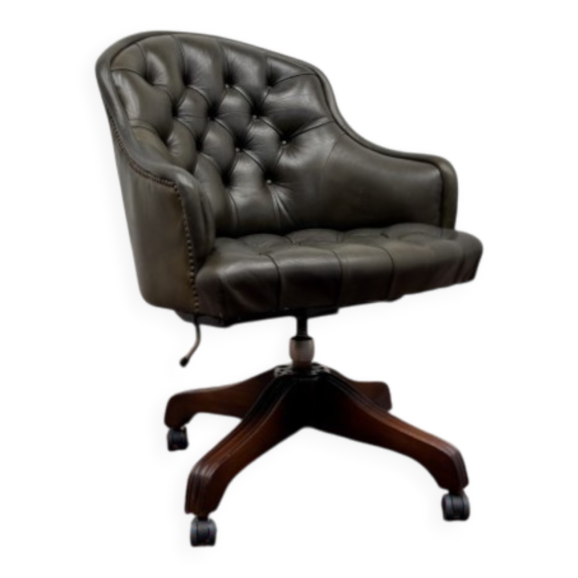 Classic English Wade Chesterfield Desk Chair