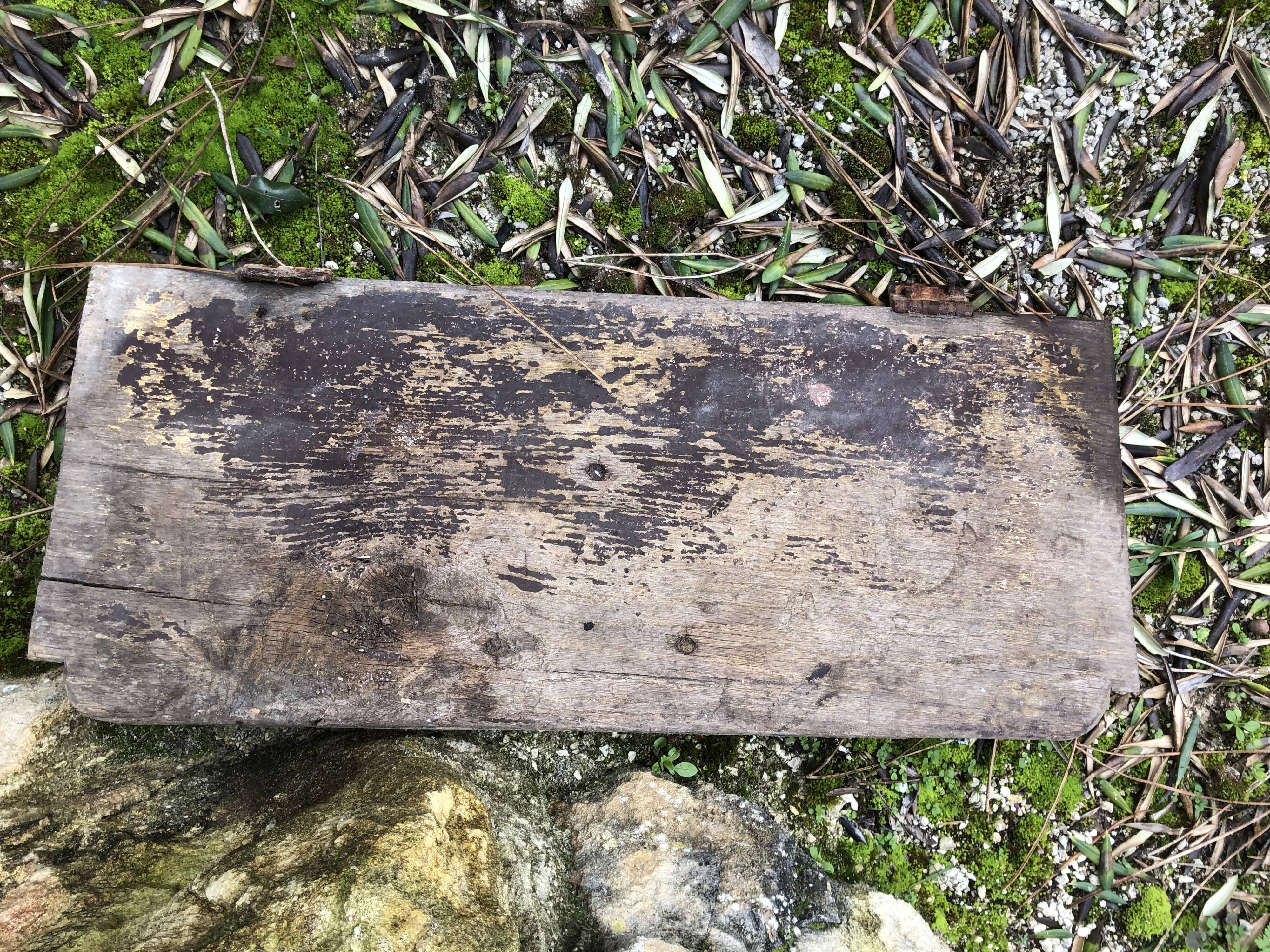 Wooden shelf