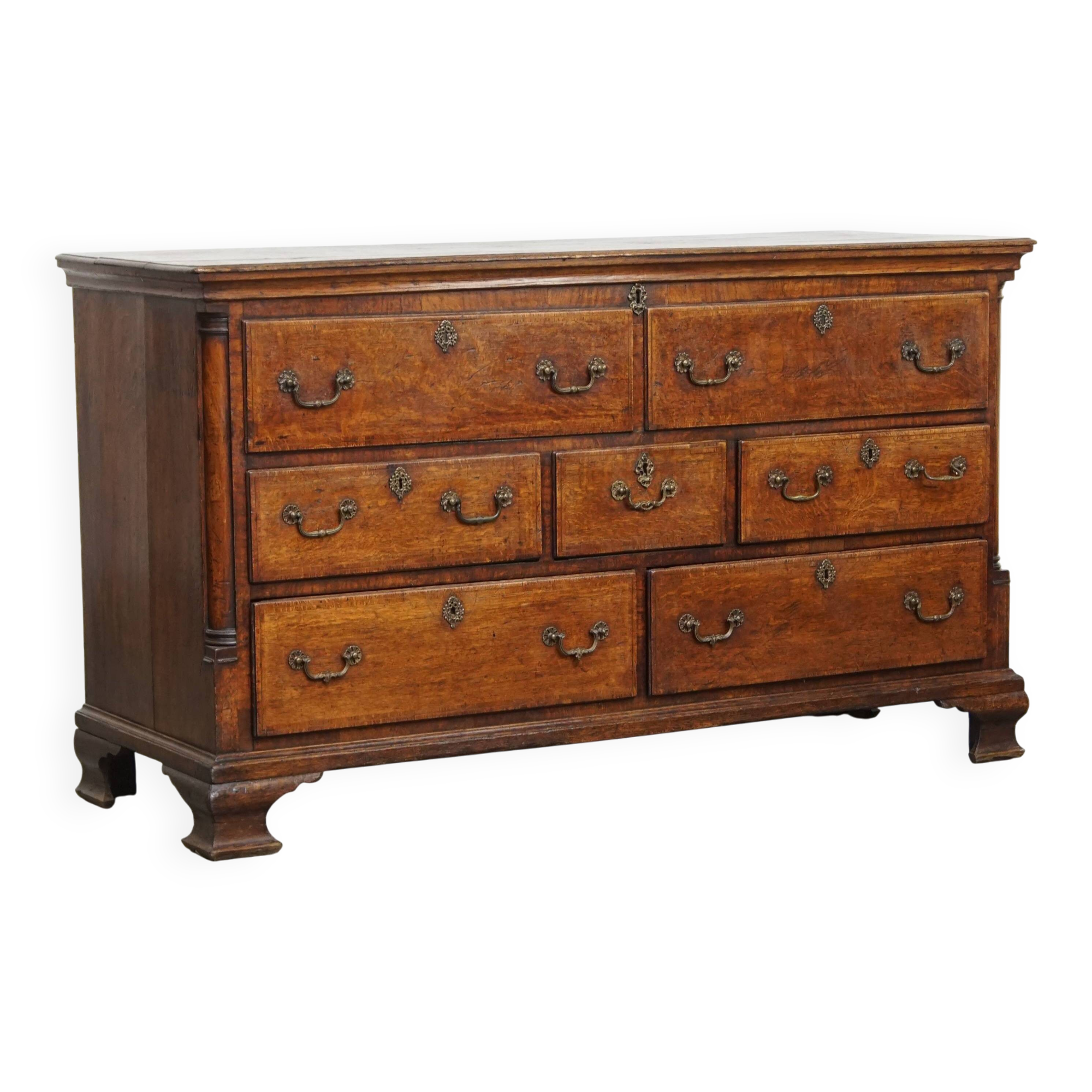18th-Century English Antique Sideboard / Mule Chest