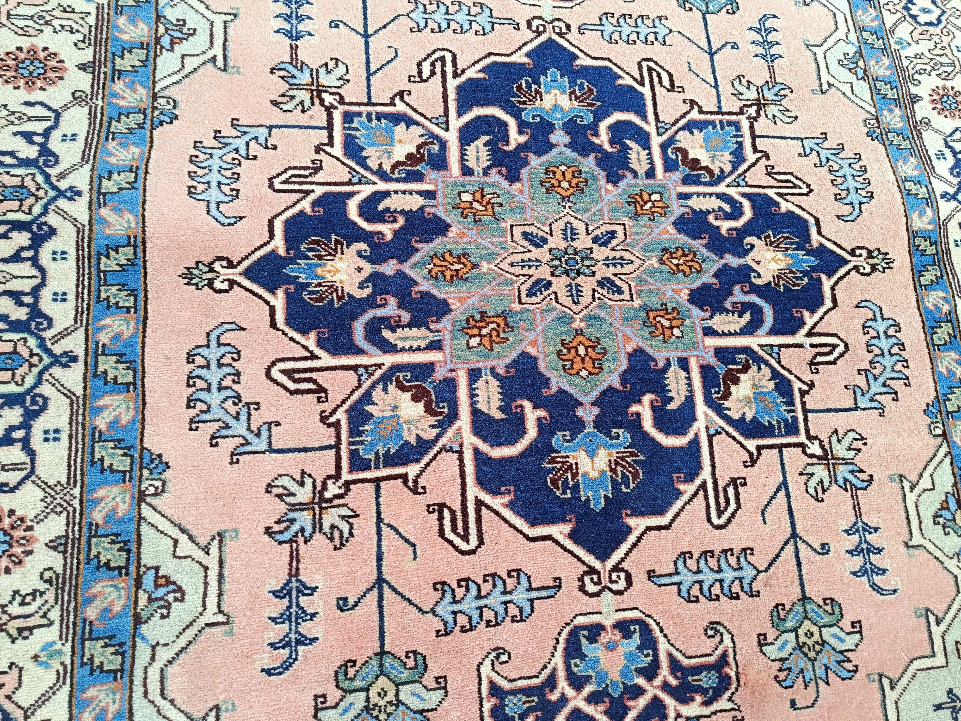 Antique handmade oriental rug.