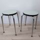 Round Formica stools