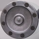 Post Modern Round Glass side table 1980s