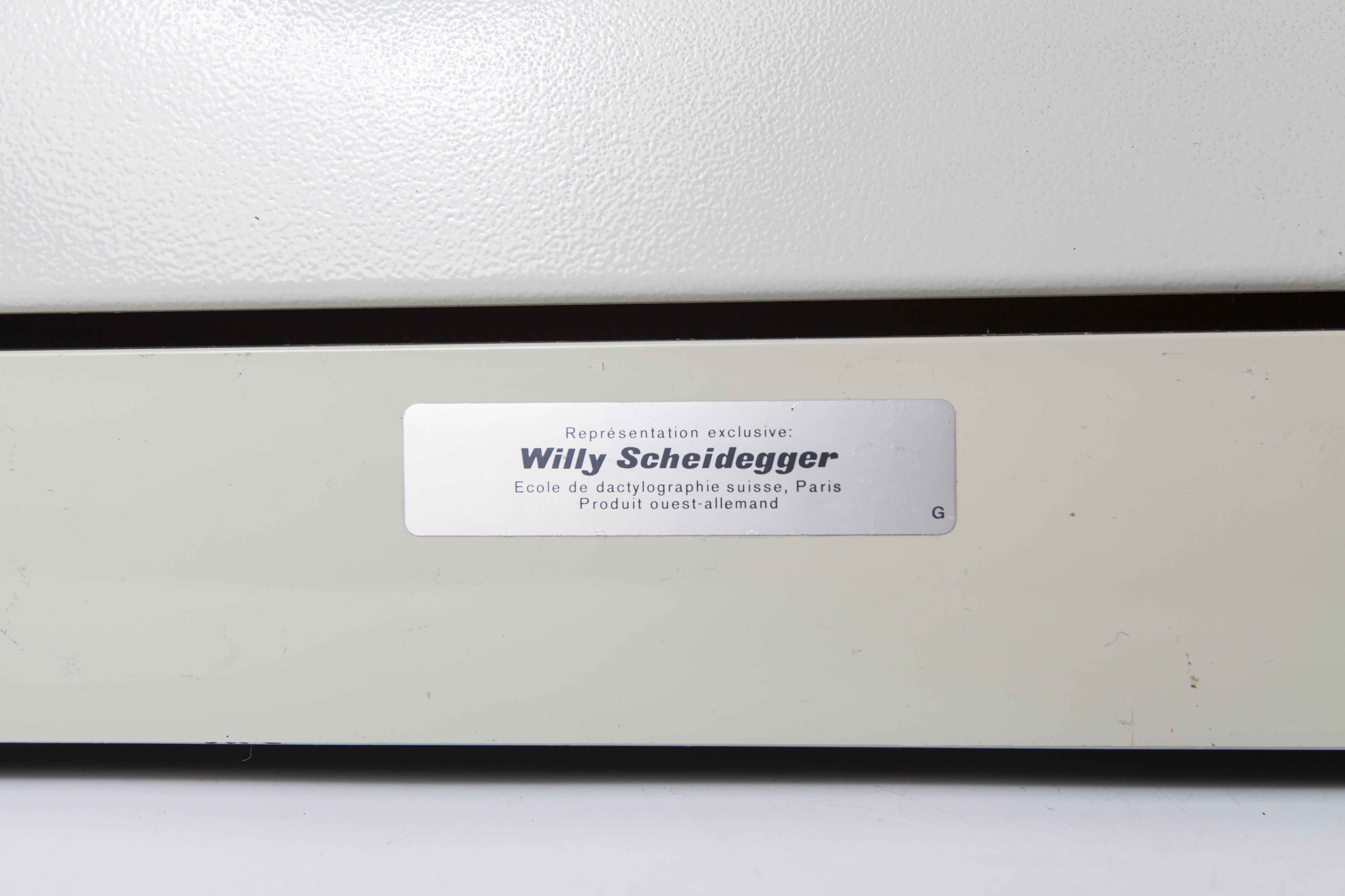 Revised Scheidegger International typewriter