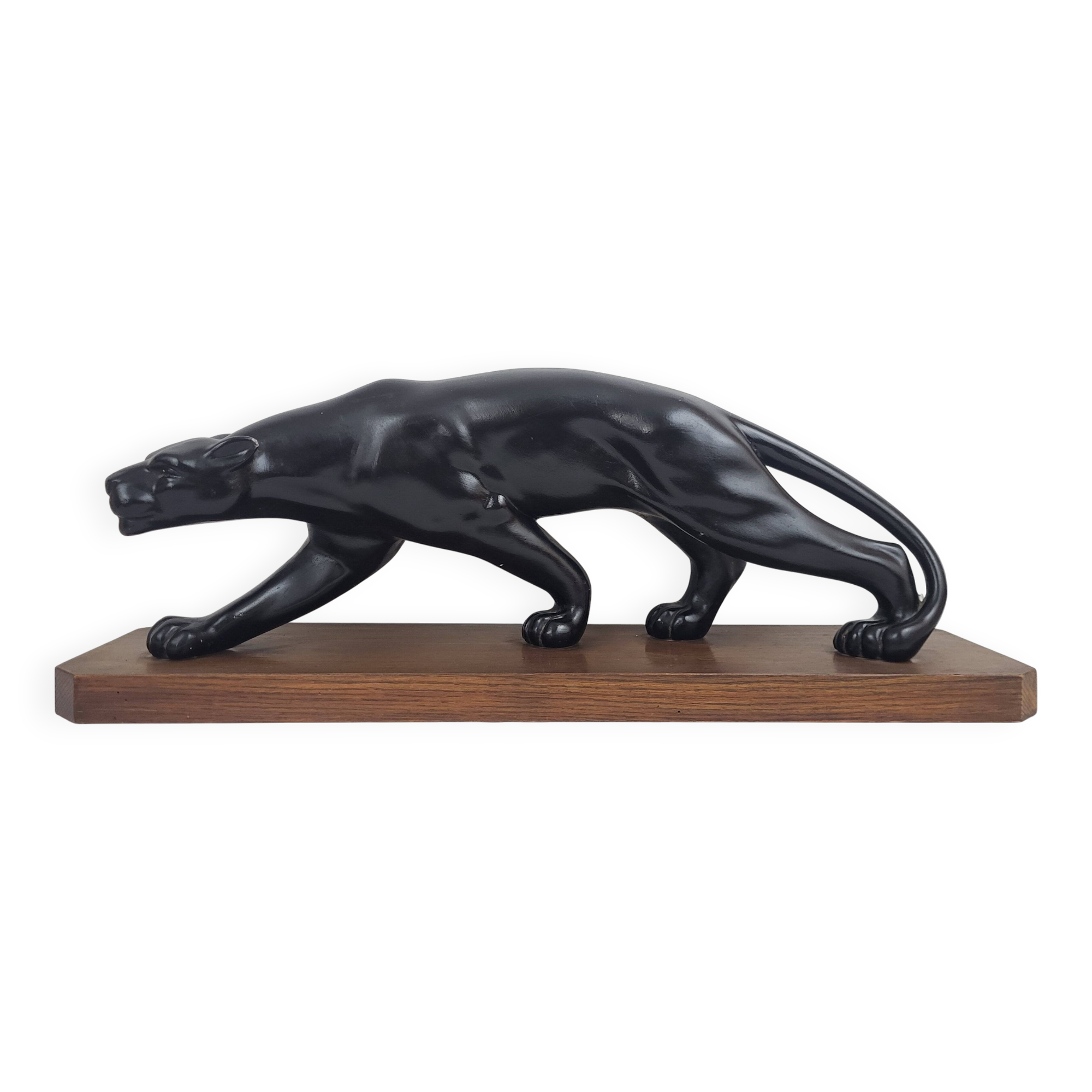 Sculpture Panther after S. Melani, 1930s