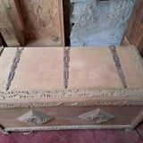 Solid wood chest