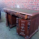 Double-sided Renaissance-style minister's desk